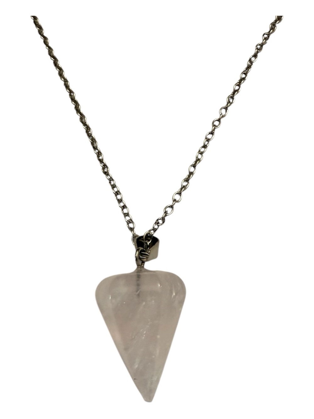 Rose Quartz Pendulum Necklace